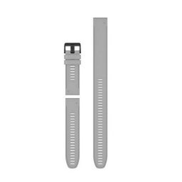 Garmin Óraszíj 26 mm púder szürke szilikon, fekete csat (QuickFit) Fenix 6X, 3részes