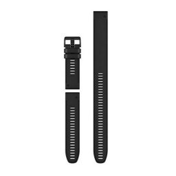 Garmin Óraszíj 26 mm fekete szilikon, fekete csat (QuickFit) Descent Mk2, 3részes