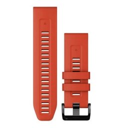 Garmin Óraszíj 26 mm lángvörös szilikon (QuickFit) (Fenix 7X)
