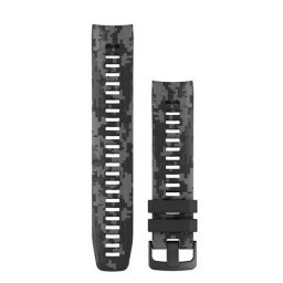 Garmin Óraszíj Instinct grafit terep szilikon, fekete csat Solar