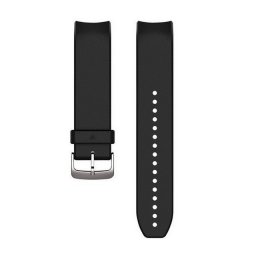 Garmin Óraszíj 22 mm fekete szilikon, ezüst csat (QuickFit) Approach S60