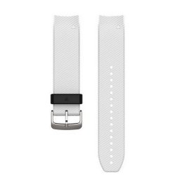 Garmin Óraszíj 22 mm fehér szilikon, ezüst csat (QuickFit) Approach S60
