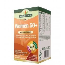 Natures Aid Woman 50+ Multi-Nutrient Multivitamin 50 feletti nőknek kapszula - 30db
