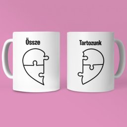 Összetartozunk páros bögre