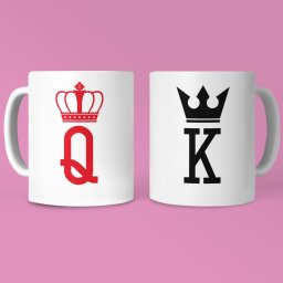 Queen + King páros bögre