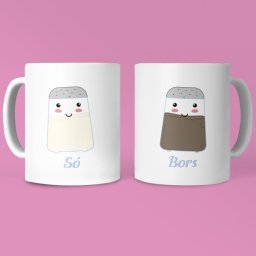 Só + Bors páros bögre