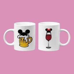 Mickey korsó és Minnie páros bögre
