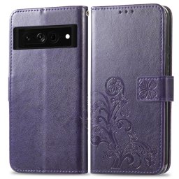 ART FLOWERS Wallet borító Google Pixel 7 Pro lila