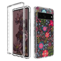 DUAL ART Tartós Google Pixel 7 Pro FLOWERS borító