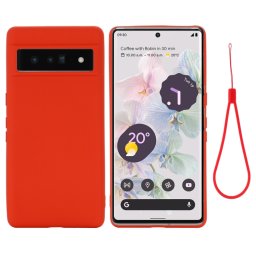 RUBBER Védőburkolat Google Pixel 7 Pro -hoz piros