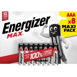 ENERGIZER Elem, AAA mikro, 8 db, ENERGIZER "Max"