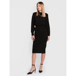 Ted Baker Kötött ruha Alice 255069 Fekete Slim Fit