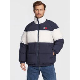 Tommy Jeans Pehelykabát Authentic Serif DM0DM14400 Sötétkék Regular Fit