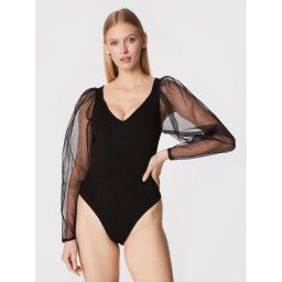 TWINSET Body 222TT3105 Fekete Slim Fit