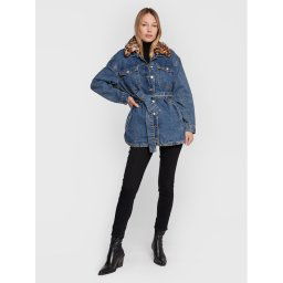 Liu Jo Farmer kabát UF2112 D4746 Kék Regular Fit