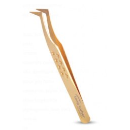 Long Lashes Pro Fiber L- alakú Volume csipesz - arany