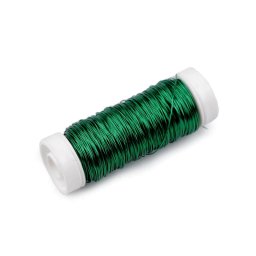 Színes ékszerdrót, puha, Ø0,3mm, 30g, 50m, 310265, zöld