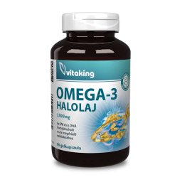 Vitaking Omega-3 halolaj gélkapszula 1200 mg 90 db