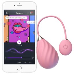Magic Motion Sundae - hordható App-vezérelt vibrációs tojás (pink)