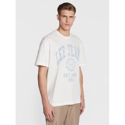 Lee Póló Varsity L69CFENQ 112322787 Ekru Loose Fit