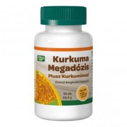 Viva Natura-Zöldvér Kurkuma Megadózis Plusz Kurkuminnal kapszula - 90 db
