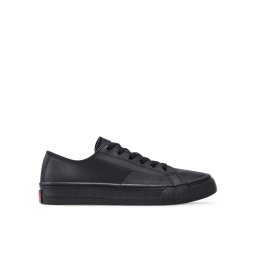 Tommy Jeans Teniszcipő Leather Vulc EM0EM01047 Fekete
