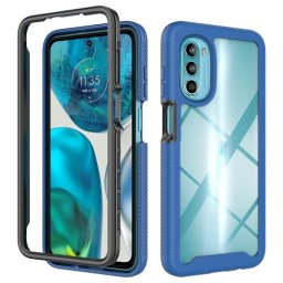DUAL Kétoldalas burkolat Motorola Moto G52 / G82 sötétkékhez