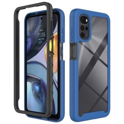 DUAL Kétoldalas burkolat Motorola Moto G22 sötétkékhez