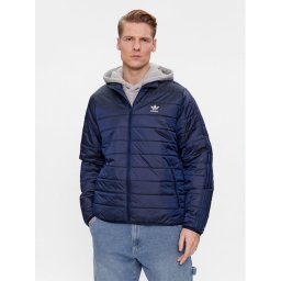 adidas Pehelykabát Stand-Up Collar HL9215 Sötétkék Standard Fit