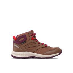 Jack Wolfskin Sportcipők Woodland Texapore Mid K 4042152 Barna
