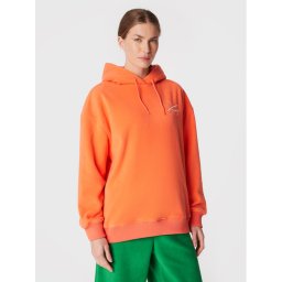 Tommy Jeans Polár kabát Signature DW0DW14358 Narancssárga Oversize