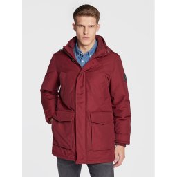 Tommy Hilfiger Télikabát Rockie MW0MW27689 Bordó Regular Fit