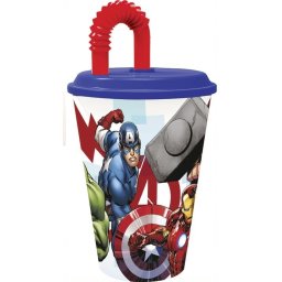 Bosszúállók - Marvel szívószálas pohár