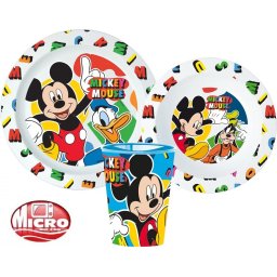 Mickey egér mikrózható gyerek étkészlet