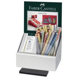 Színes ceruza display FABER-CASTELL Jumbo Grip háromszögletű 48 db-os