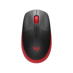 Egér vezetékes LOGITECH M190 2,4 Ghz 1000 DPI piros