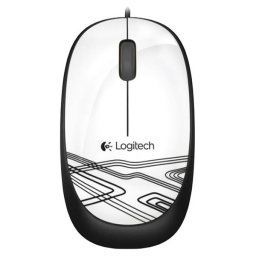 Egér vezetékes LOGITECH M105 USB 1000 DPI fehér