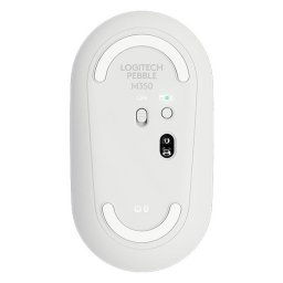 Egér vezeték nélküli LOGITECH Pebble M350 Bluetooth 1000 DPI fehér
