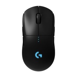 Egér vezeték nélküli LOGITECH G PRO 2,4 Ghz 8 gombos 25600 DPI fekete