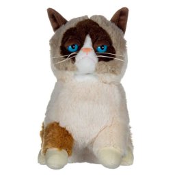 55 cm-es Grumpy Cat plüssfigura
