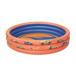 Hot Wheels 3-gyűrűs gyerek medence 122 x 25 cm