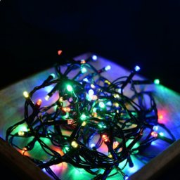 Vezérlős LED fényfüzér - multi színekben 12 m, 240 LED