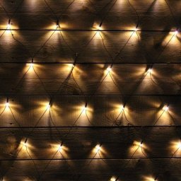 LED-es fényháló, meleg fehér 2x2m (180 LED)