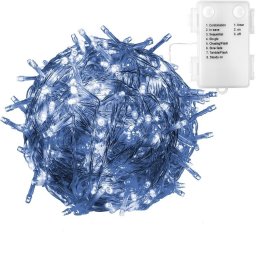LED-es fényfüzér hideg fehér 60m (600 LED)
