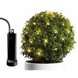 LED fényháló, elemes, meleg fehér 35 cm (60 LED)