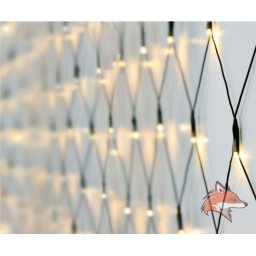 LED fényháló, 3 méteres, beltéri / kültéri, meleg fehér, 320 LED