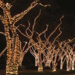 Kültéri toldható jégszikrázó fényfüzér, Meleg fehér, 5 méter, 50 LED, Fehér kábeles