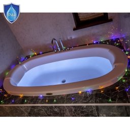Kültéri LED elemes fényfüzér – 10m – 100 LED, színes – távirányítóval
