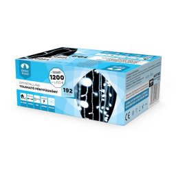 Crystalline toldható fényfüggöny 2x0,9m, 192 LED, hideg fehér, átlátszó kábellel