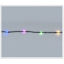 9 méteres, 8 programos, 120 LED-es fénylánc - színes (RGB)